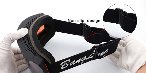 Occhiali da sci con lenti magnetiche con rivestimento cilindrico per lo sci - Bang Long