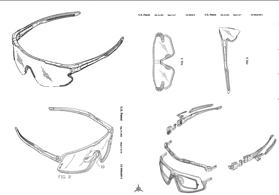 Occhiali da sole dal design 3D personalizzato