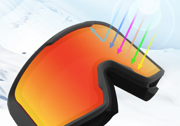 Occhiali da sci colorati personalizzazione più votati per snowboard - Bang Long